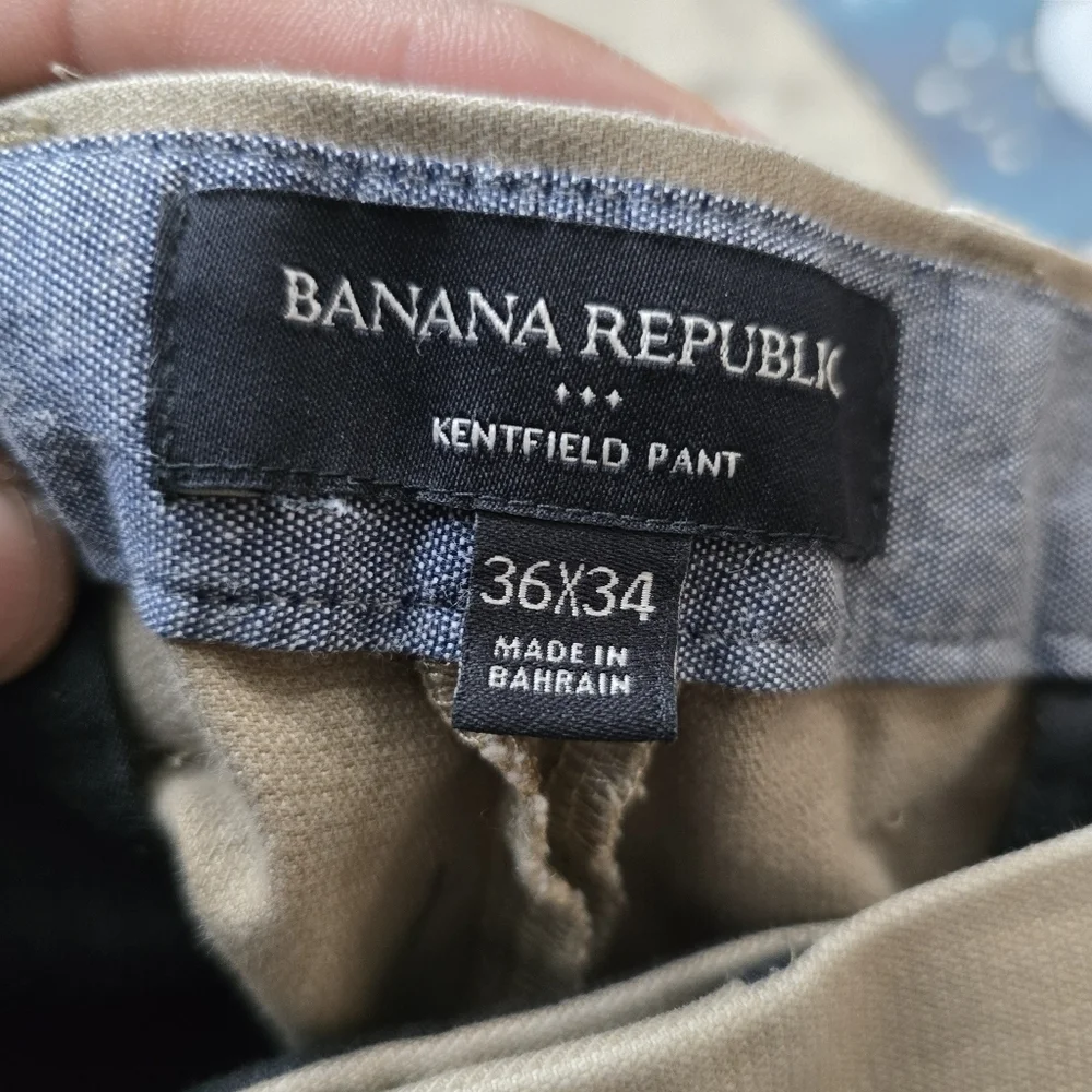 Banana Republic Pants Men's 36 x 34 Vintage Straight Dress Chinos W 36 L 34